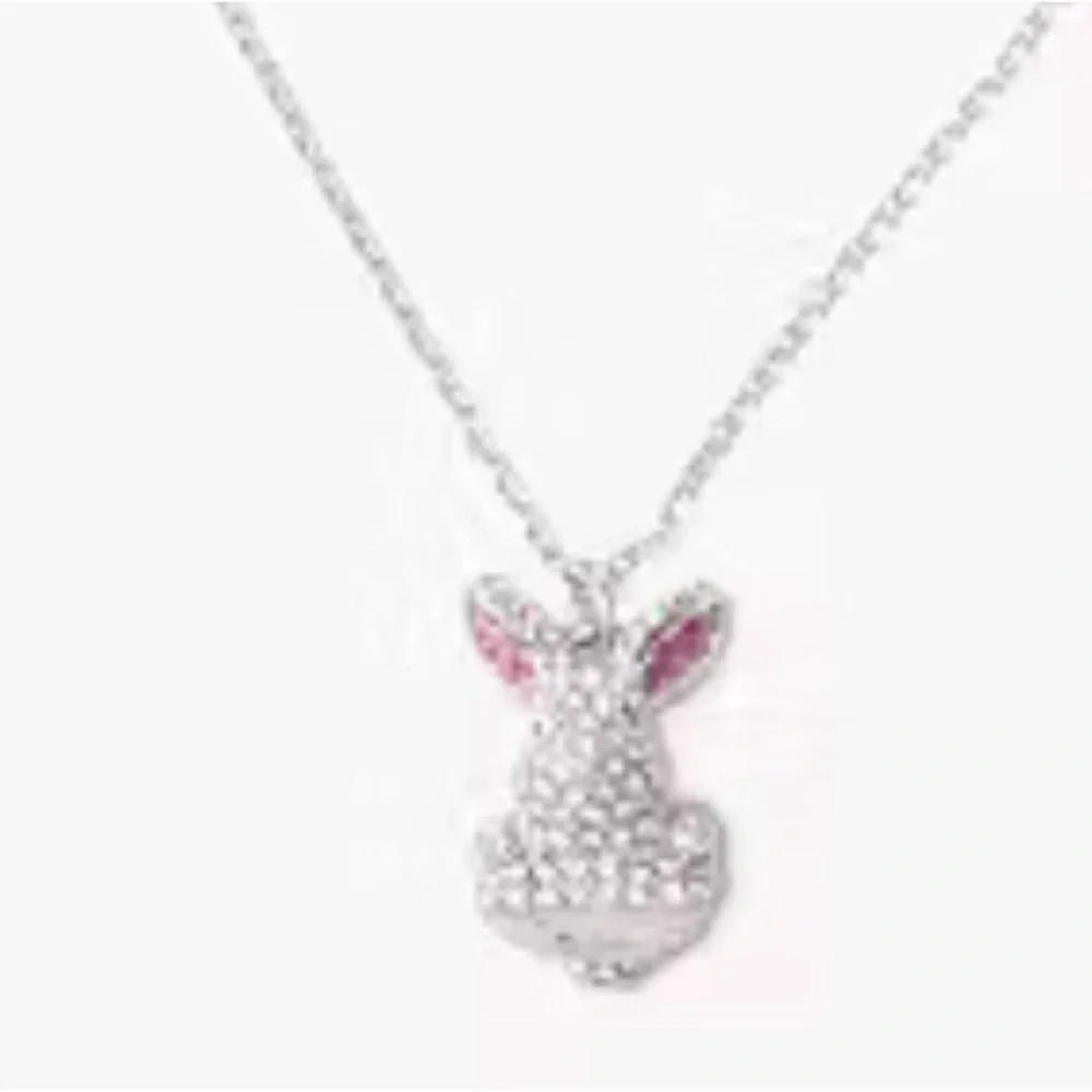 New $98 MSRP Kate Spade‎ Starring Bunny Mini Pendant Necklace